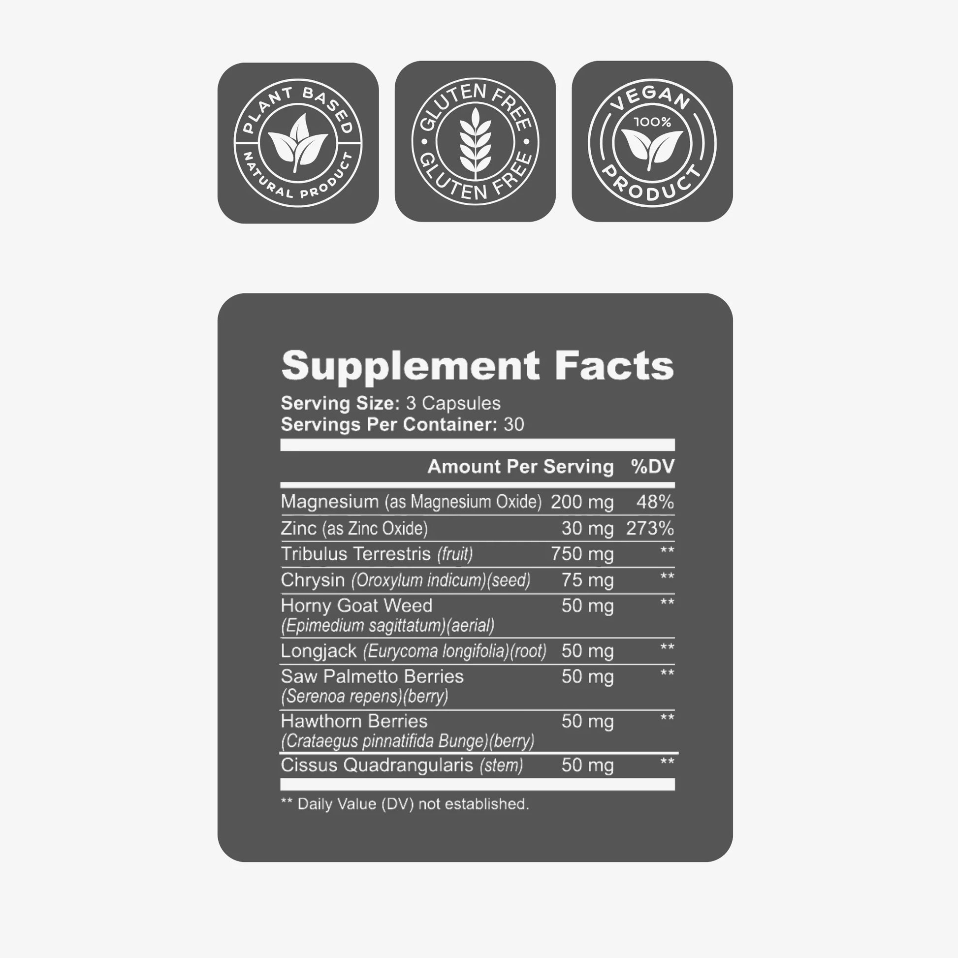 locked in drive supplement facts label photo