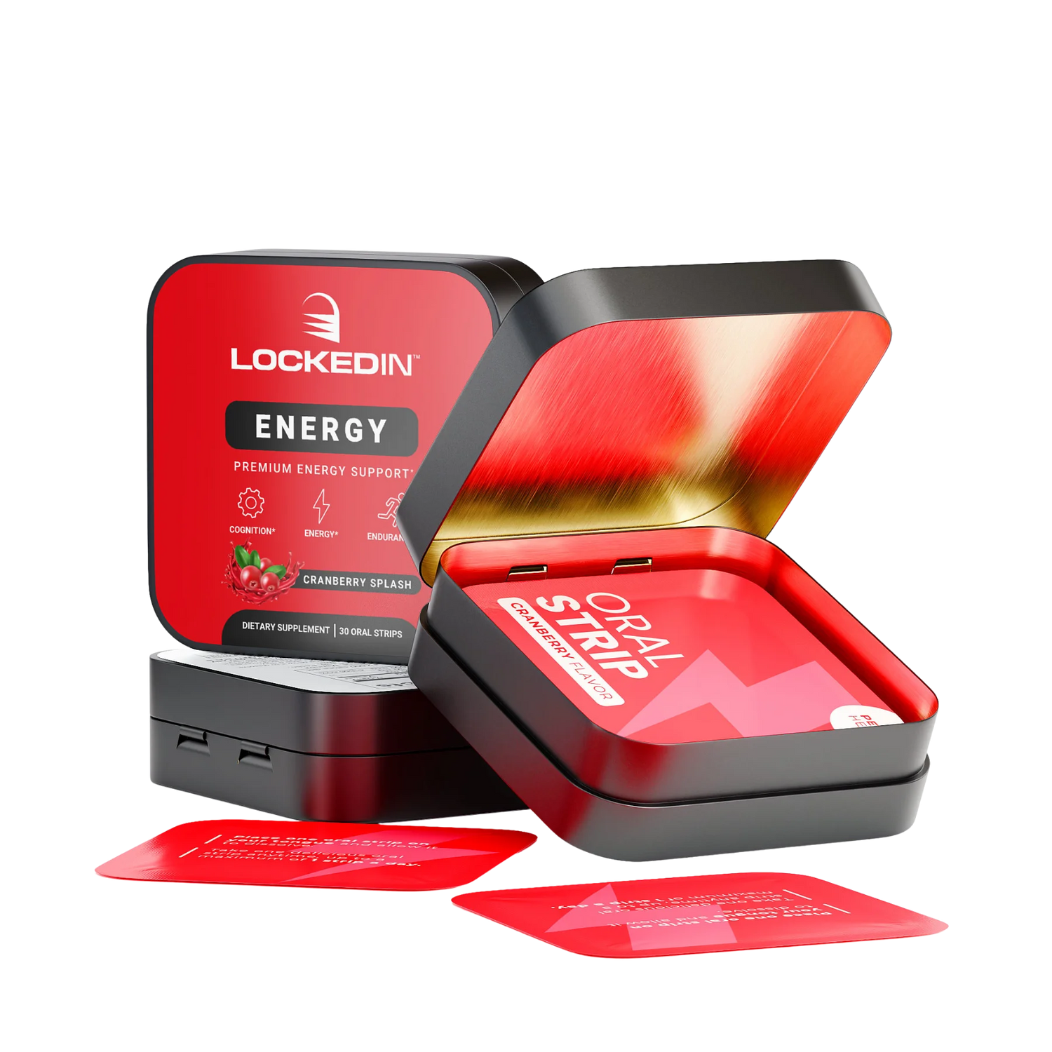 locked in energy supplement open tin