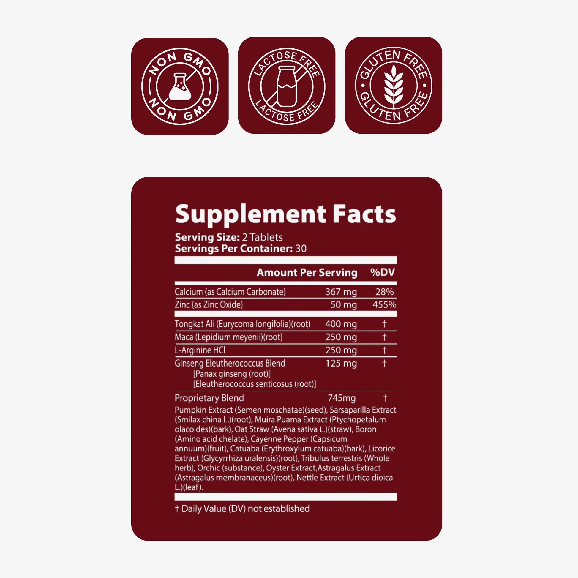 locked in magnum supplement facts label photo