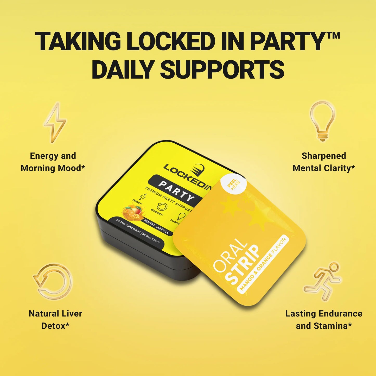 locked in party hangover supplement benefits product photo