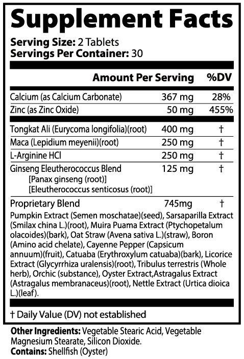 Supplement Facts — LOCKED IN MAGNUM™