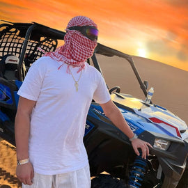 locked in millionaire in the desert