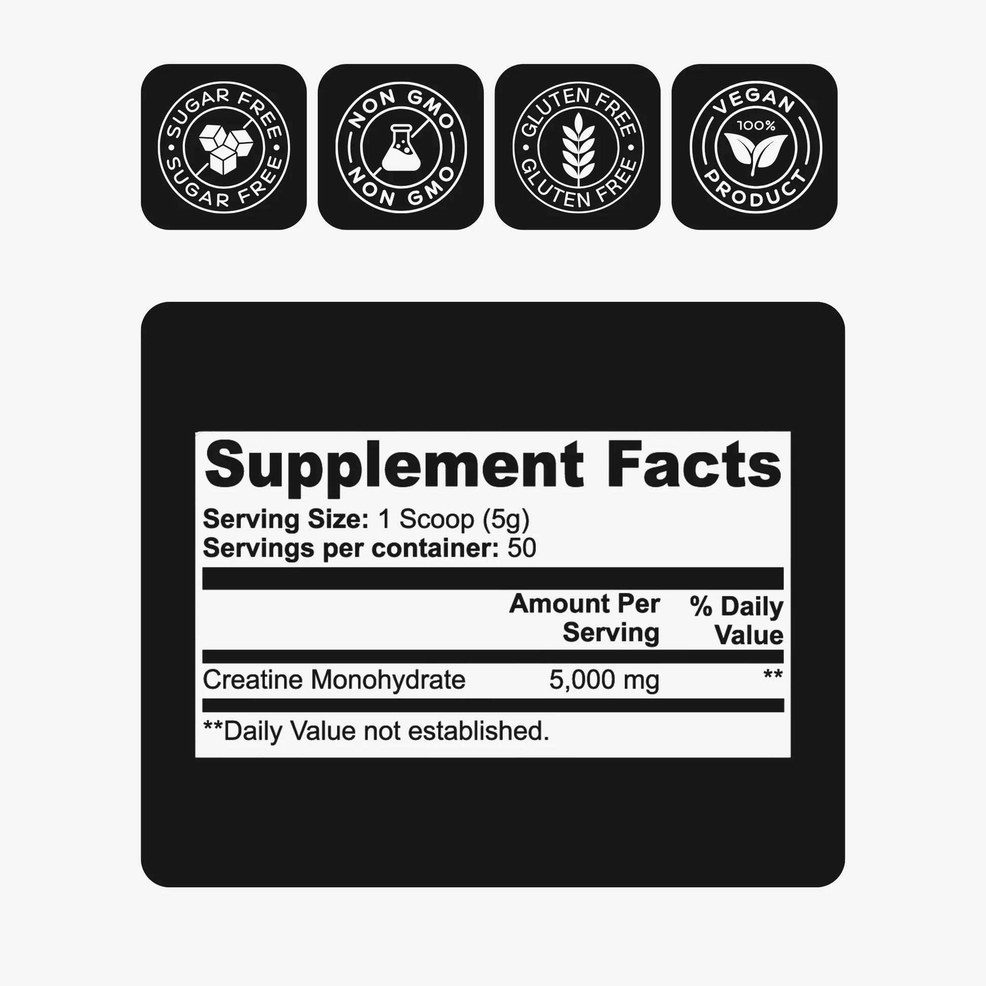 locked in power supplement facts label photo