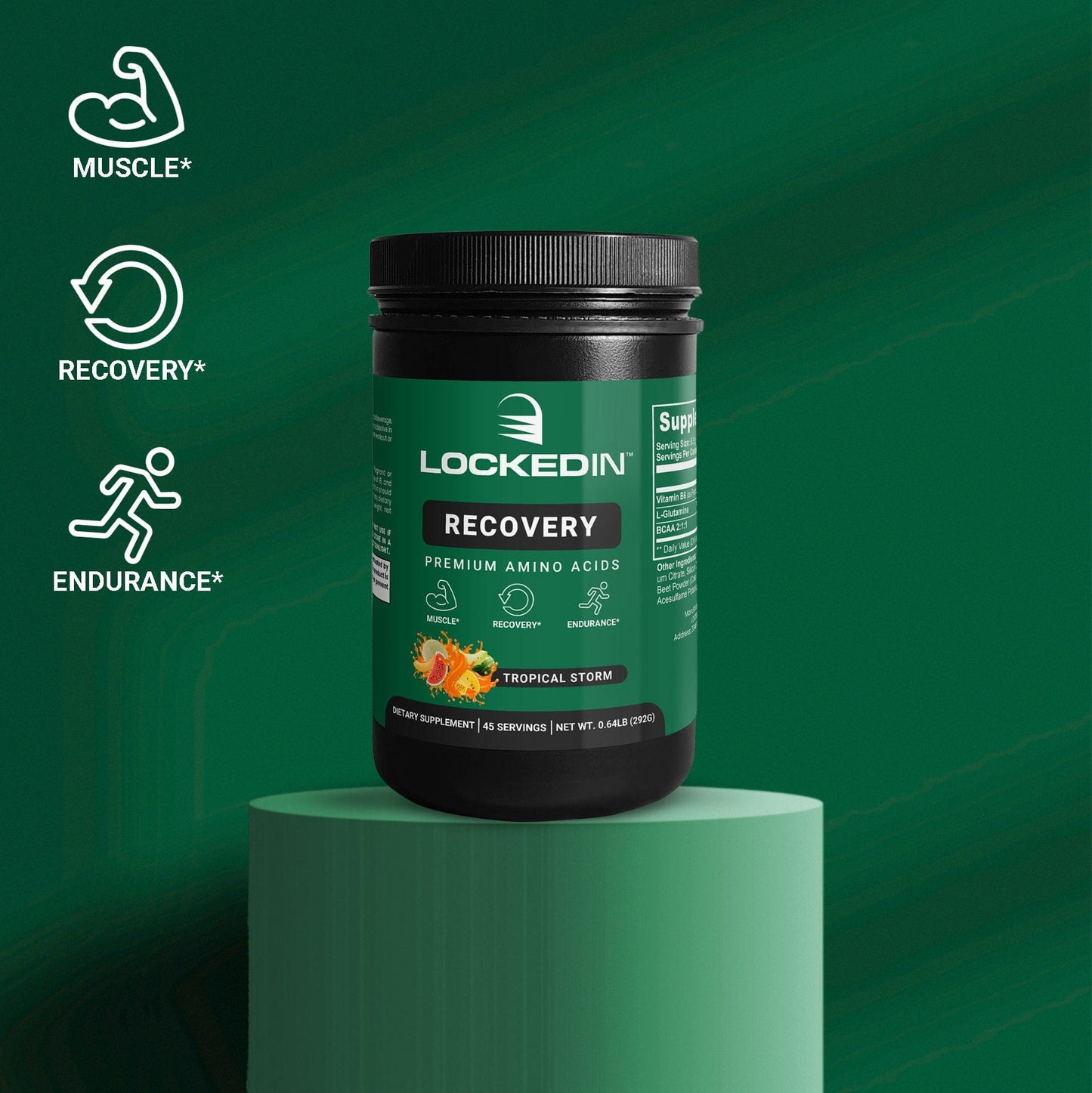 locked in recovery amino acid supplement benefits product photo