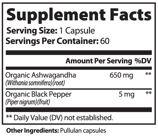 Supplement Facts — LOCKED IN RESILIENCE™