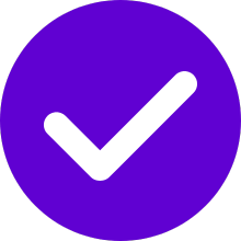 purple checkmark for locked in sleep
