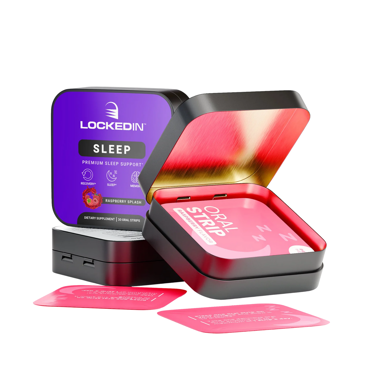 locked in sleep supplement open tin