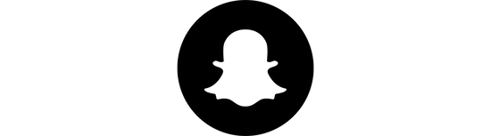snapchat icon black background